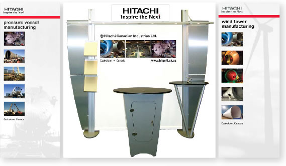 image of tradeshow display and banner displays