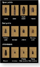 image of arrowheads and points